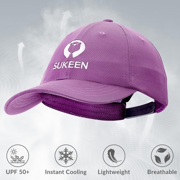 Sukeen Cooling Performance Hat, Lightweight Cooling Hat Unisex Quick Dry Cooling - Picture 2 of 10